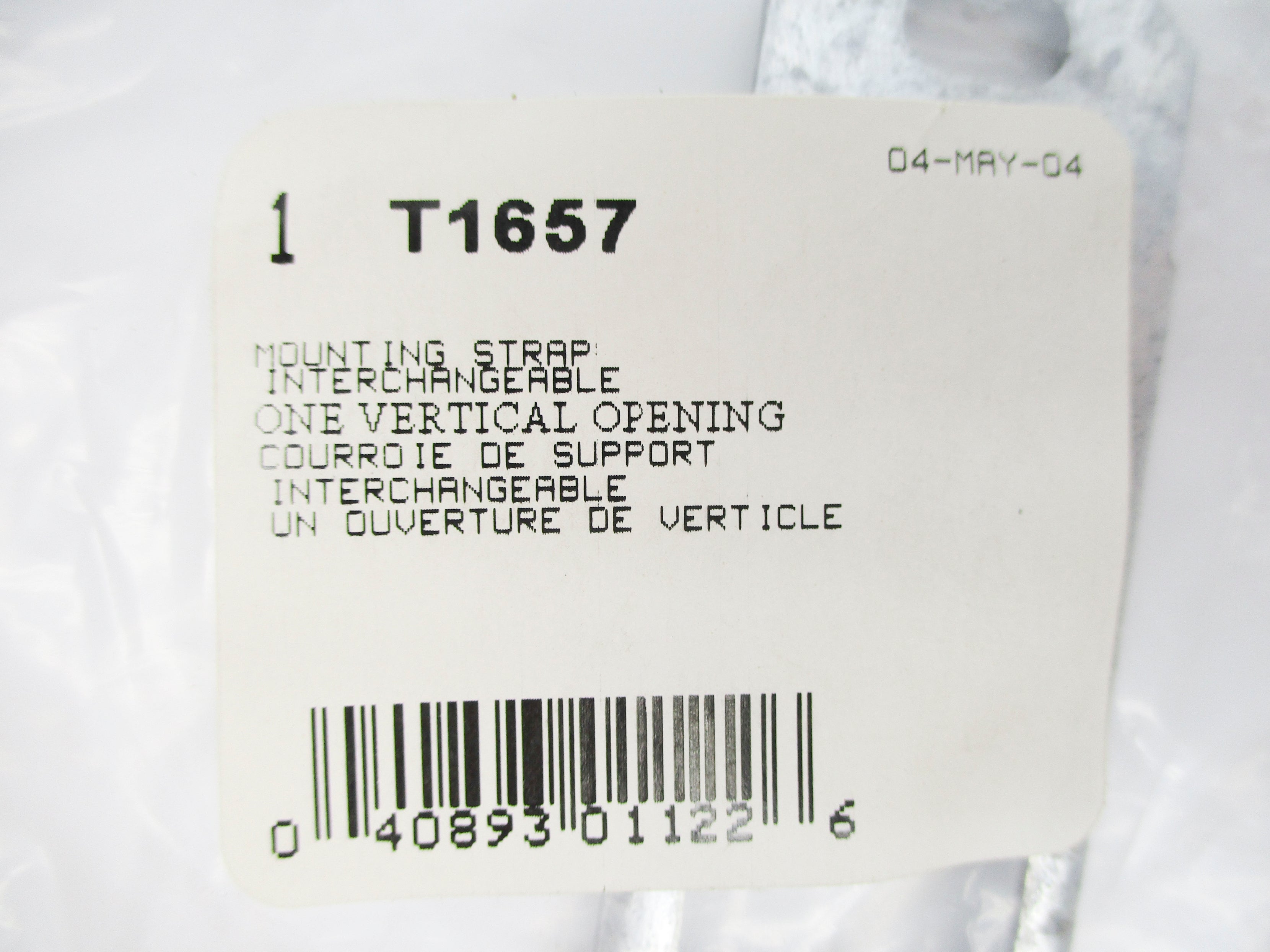 MOUNTING STRAP T1657 NSMP