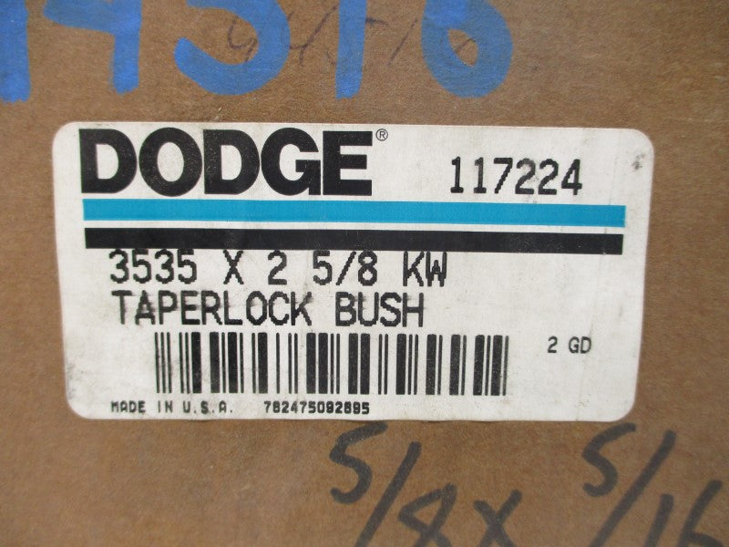 DODGE 117224 3535X2-5/8KW NSMP