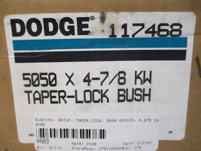 DODGE 117468 5050X4-7/8KW NSMP