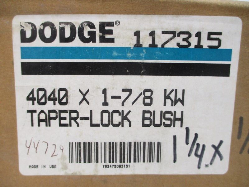DODGE 117315 4040X1-7/8KW NSMP