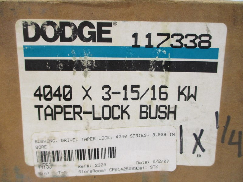 DODGE 117338 4040X3-15/16KW NSMP