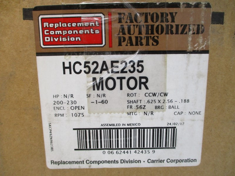 MARATHON ELECTRIC 5KCP49ZN9623BS HC52AE235 200-230V 6.2A NSMP