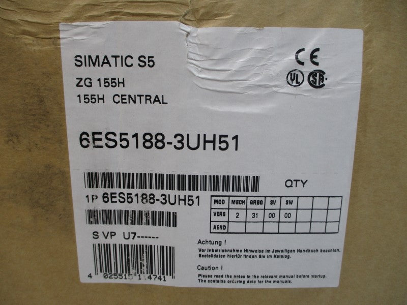 SIEMENS 6ES5188-3UH51 NSMP