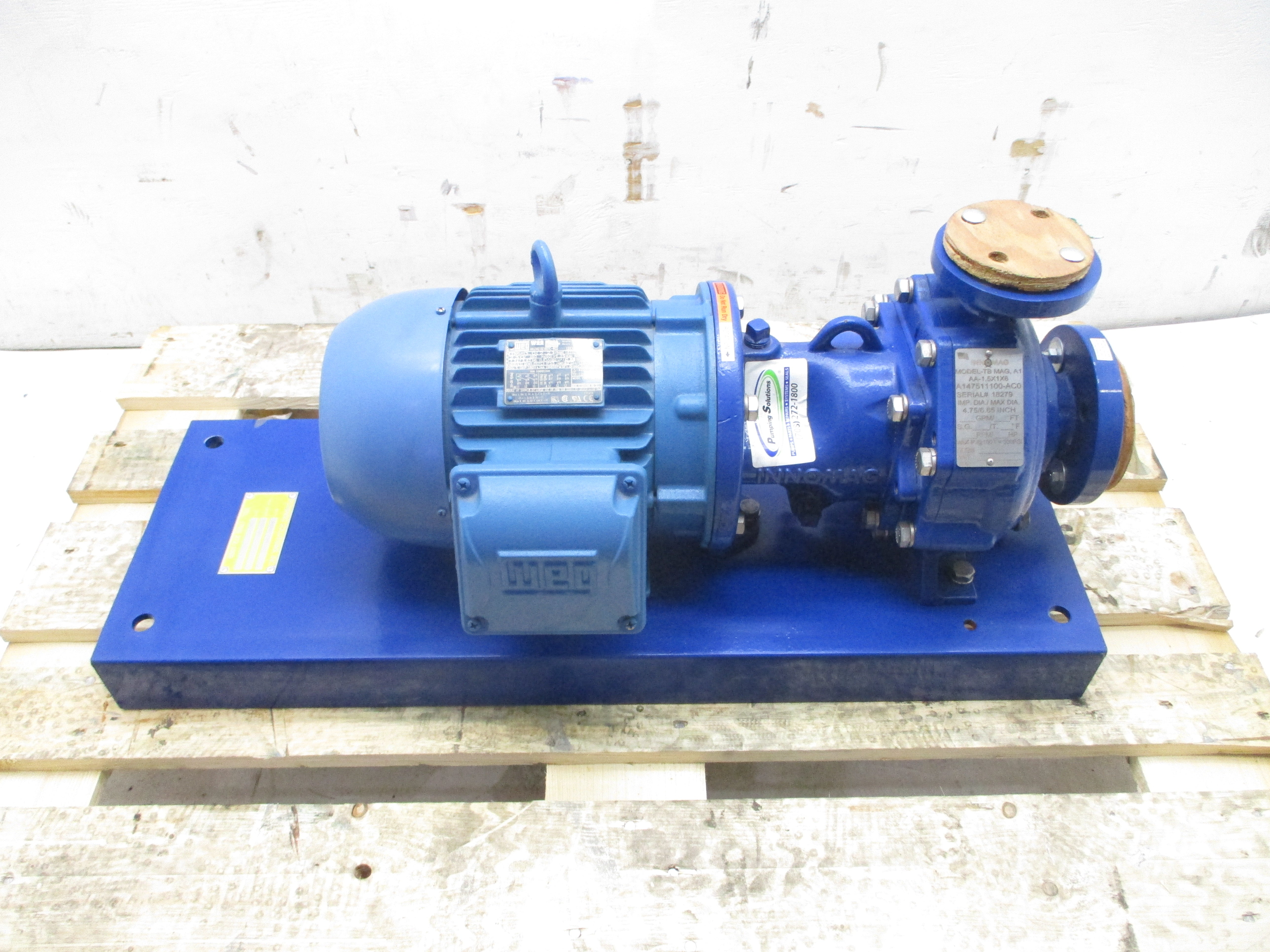 INNOMAG TBMAG,A1AA-1.5X1X6 TE1BF0X0N 230/460V 7.24/3.62A 300PSI 4.75/6.65" NSNP