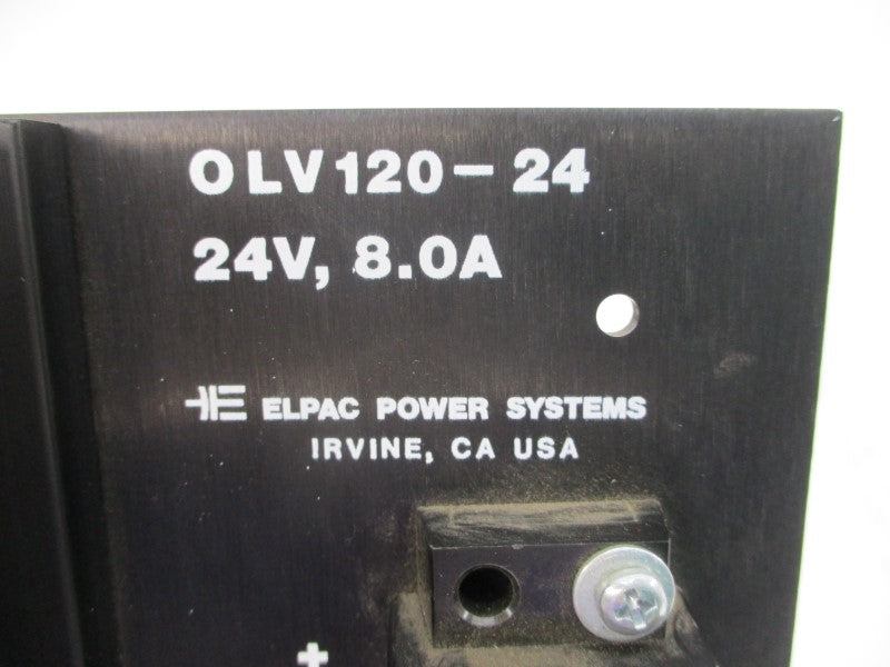 ELPAC POWER SYSTEMS OLV120-24 24V 8.0A UNMP