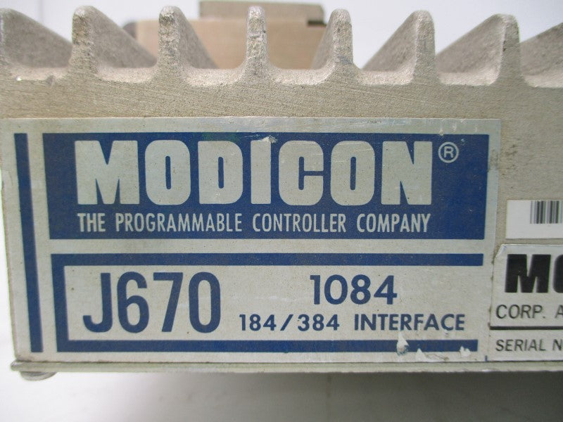 MODICON J670 1084 184/384 UNMP