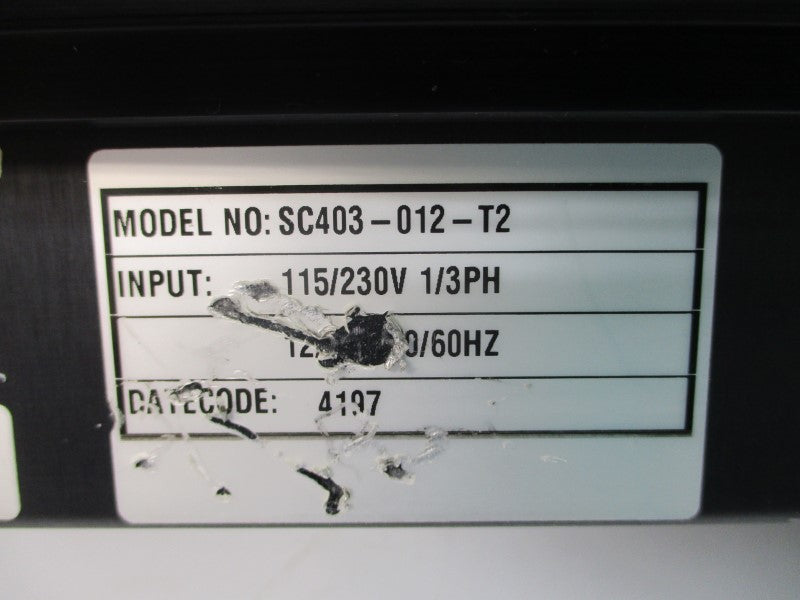 PACIFIC SCIENTIFIC SC403-012-T2 115/230V UNMP