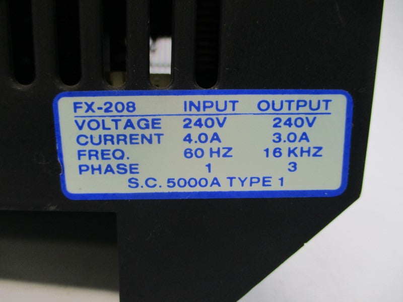 EMERSON FX-208 960135-01 240V 4.0A UNMP