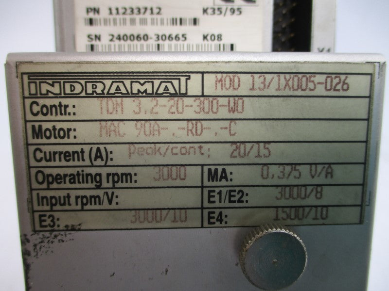 INDRAMAT TDM3.2-020-300-W0 11233712 300VDC 20/15A UNMP