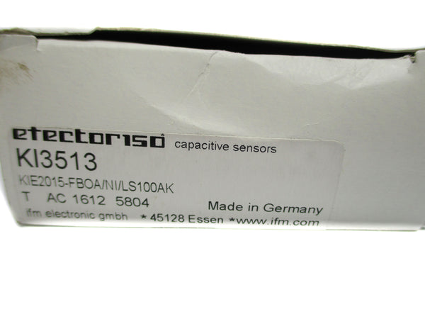 IFM EFECTOR KI3513 KIE2015-FBOA/NI/LS100AK 20-250VAC/DC NSMP