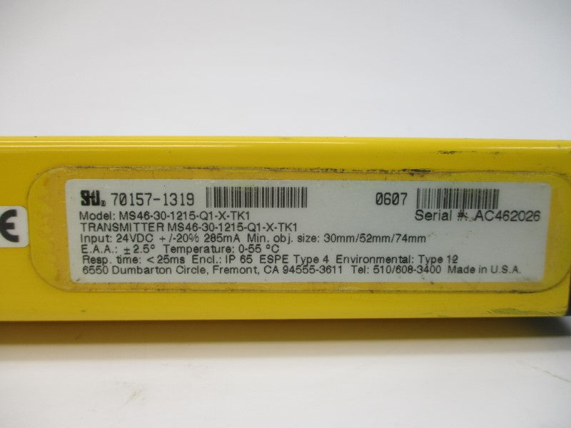 STI MS46-30-1215-Q1-X-TK1 70157-1319 24VDC UNMP