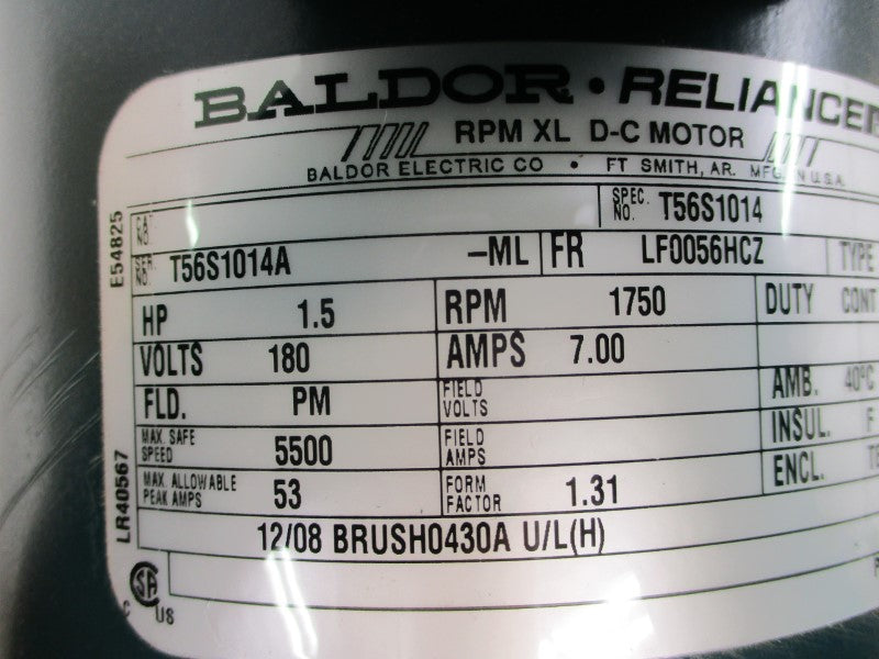 BALDOR T56S1014A-ML T56S1014 180V 7.00A NSMP