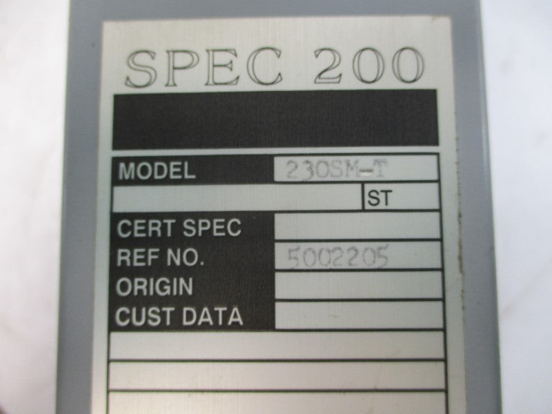 FOXBORO 230SM-T NSMP