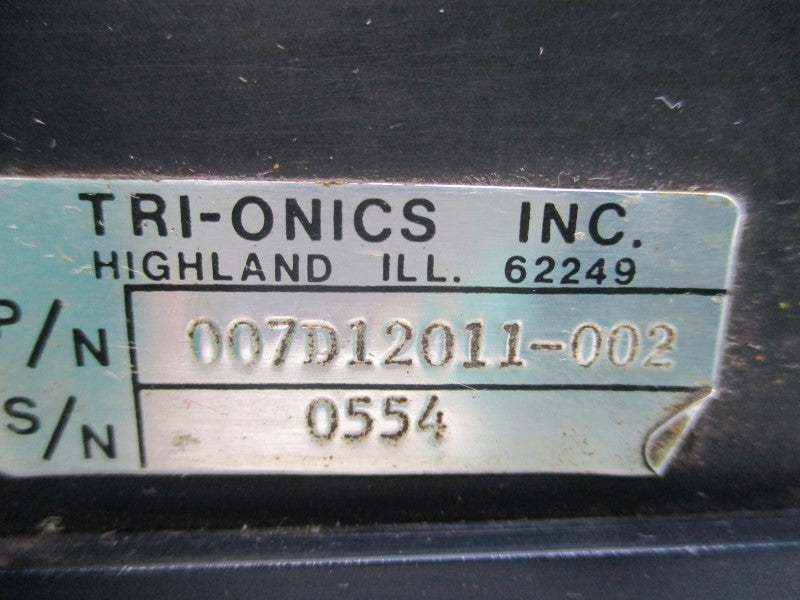 TRI-ONICS 007D12011-002 UNMP