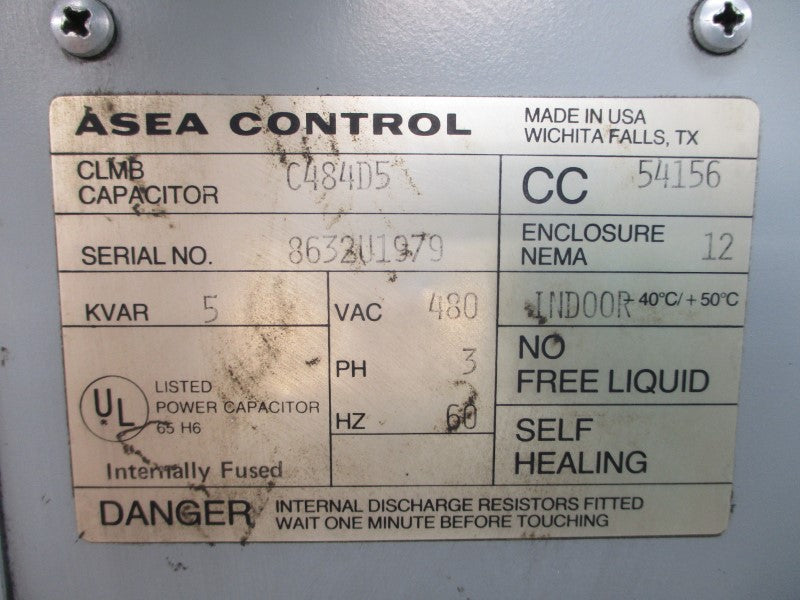 ASEA CONTROL C484D5 480VAC UNMP