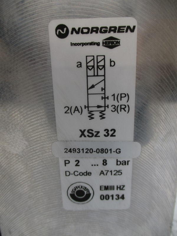 NORGREN 2493120-0801-G NSMP