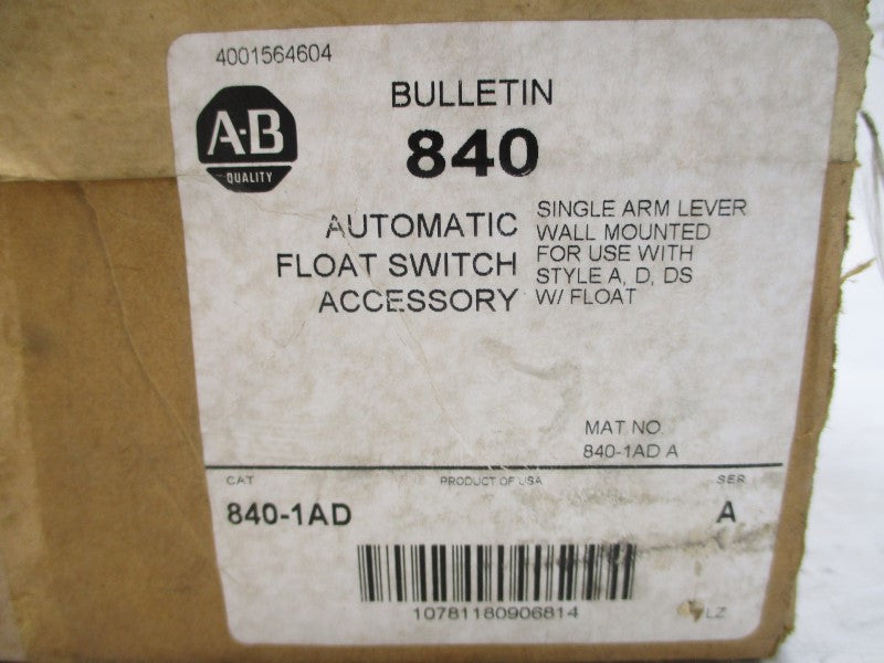 ALLEN BRADLEY 840-1AD SER. A (BR/WH) NSMP