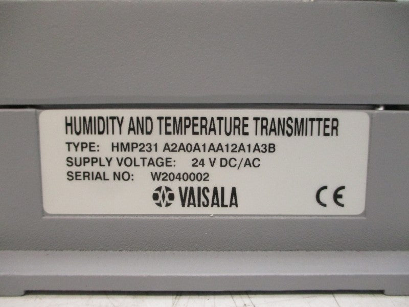 VAISALA HMP231 A2A0A1AA12A1A3B 24VAC/DC NSMP
