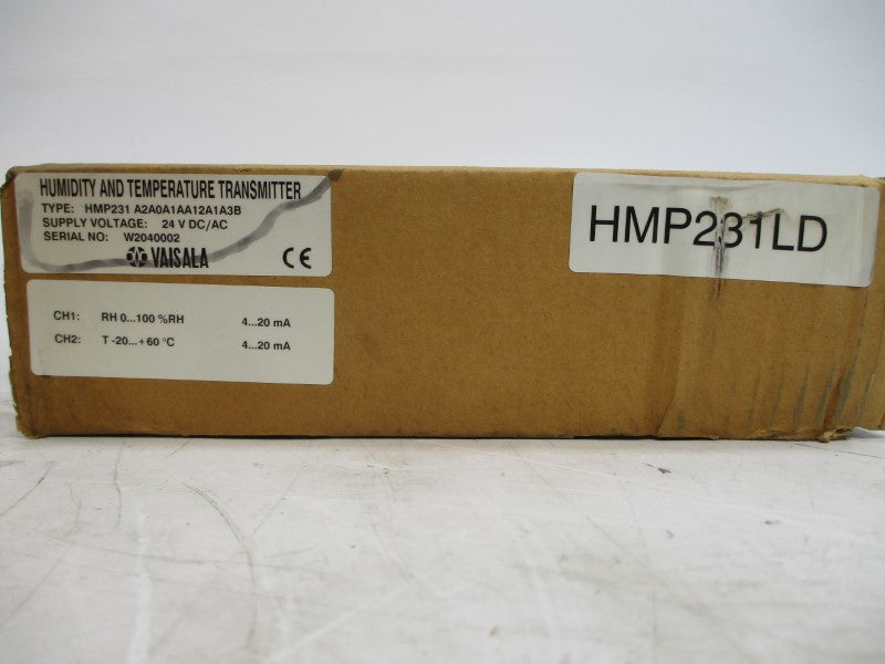VAISALA HMP231 A2A0A1AA12A1A3B 24VAC/DC NSMP