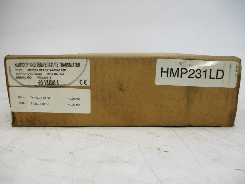 VAISALA HMP231 D2A0A1AA32A1A3B 24VAC/DC NSMP