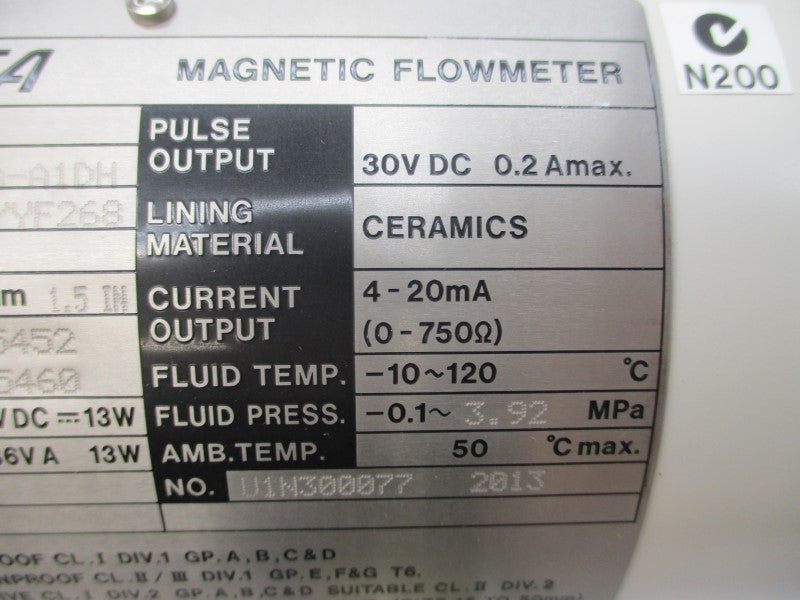 YOKOGAWA CA204SN-CB1-NSA-A1DH/BR/FF1/MRR/L2/YF268 80-264VAC 0.2A NSMP