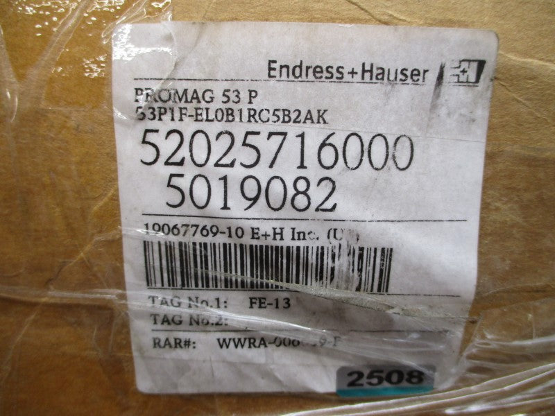 ENDRESS+HAUSER 53P1F-EL0B1RC5B2AK NSMP