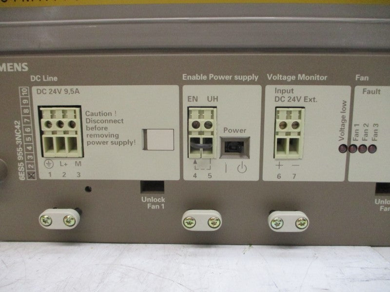 SIEMENS 6ES5188-3UA32 24VDC 9.5A NSMP