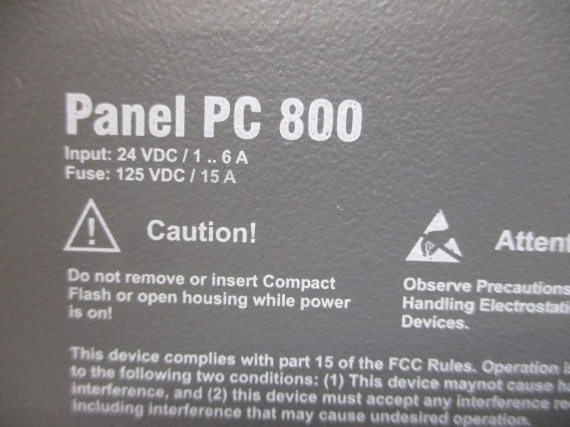 B&R AUTOMATION 5PC8:496336.000-00 PC800 24VDC 1-6A NSMP