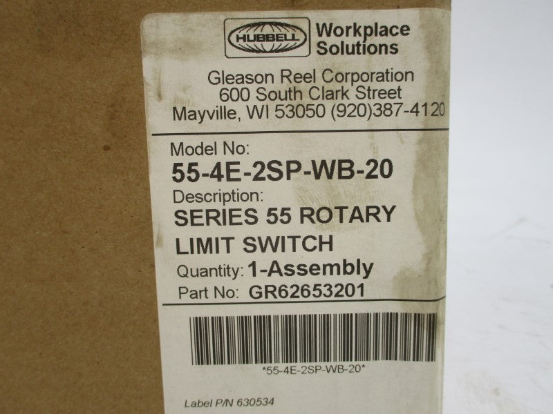HUBBELL 55-4E-2SP-WB-20 GR62653201 600VAC NSMP