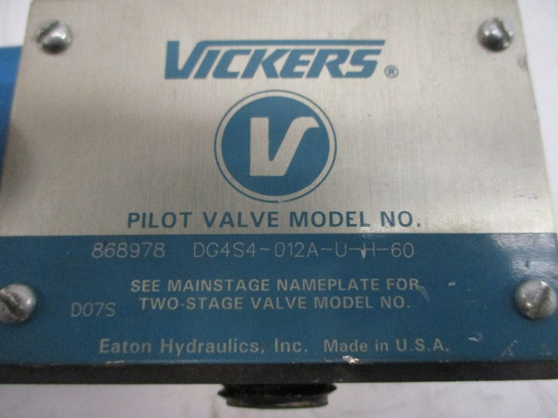 VICKERS DG4S-012A-U-H-60 868978 24VDC 1.8A NSNP