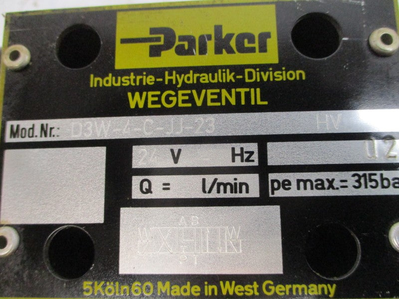 PARKER D3W-4-C-JJ-23HV 24VDC NSNP