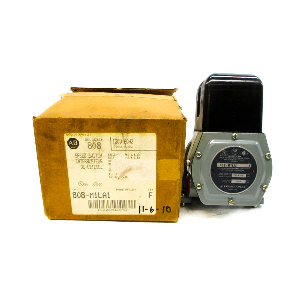 ALLEN BRADLEY 808-M1LA1 SER. F 110/120V (BR/YL) NSMP