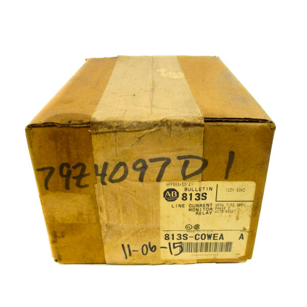 ALLEN BRADLEY 813S-COWEA SER. A 120V (BR/WH) NSFS