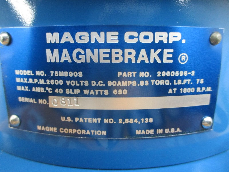 MAGNE 2960596-2 75MB90S 90VDC .83A NSNP