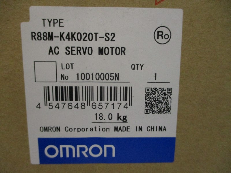OMRON R88M-K4K020T-S2 120VAC 21.0A NSMP