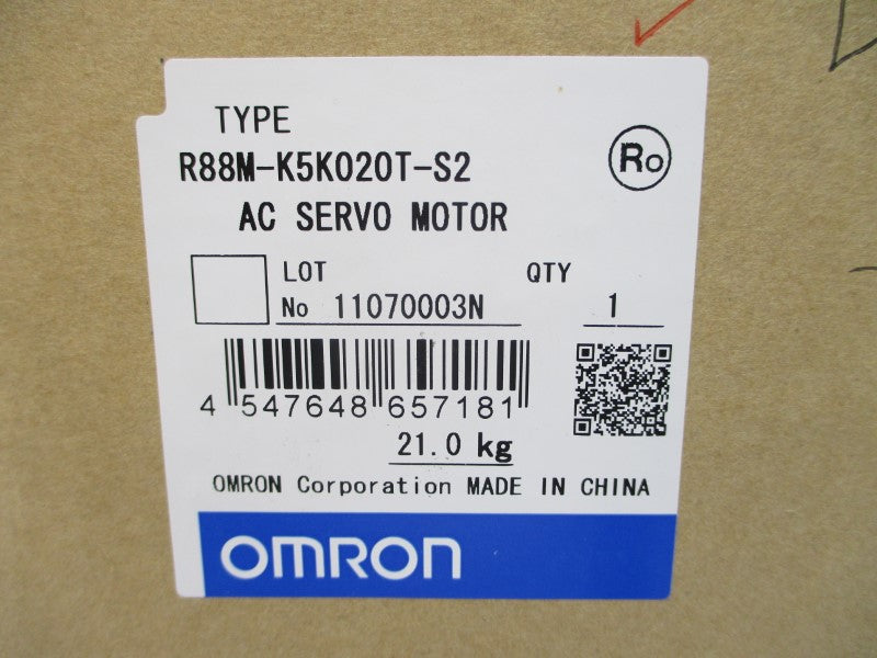OMRON R88M-K5K020T-S2 121VAC 25.9A NSMP