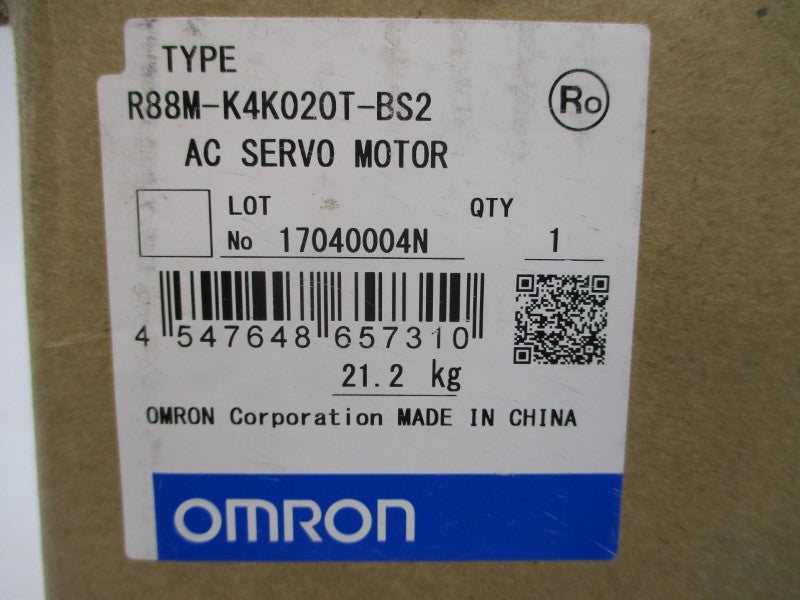 OMRON R88M-K4K020T-BS2 120VAC 21.0A NSMP