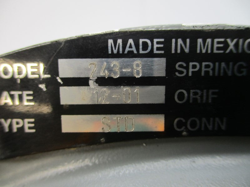 INVENSYS 243-8 STD 1-1/2" NSNP