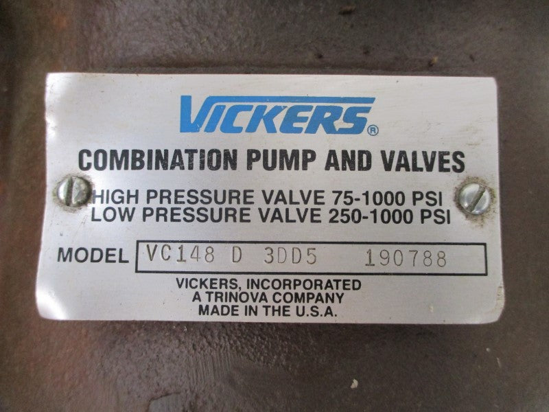 VICKERS VC148D3DD5 190788 75-1000PSI NSNP