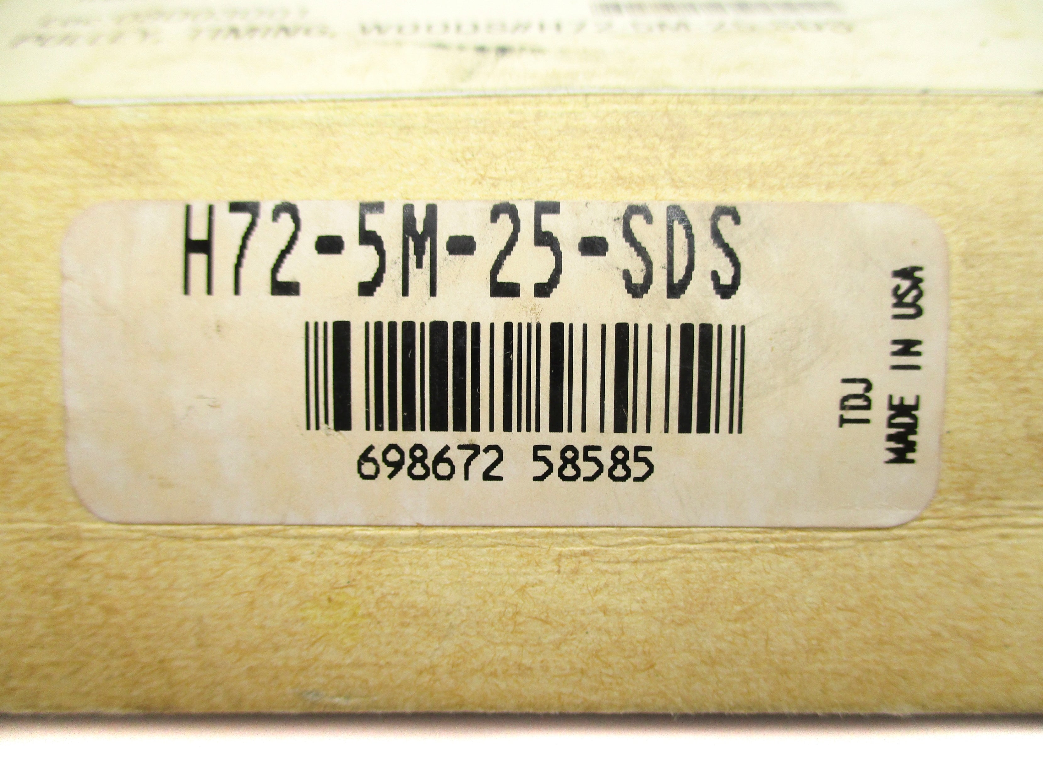 TB WOODS H72-5M-25-SDS NSMP