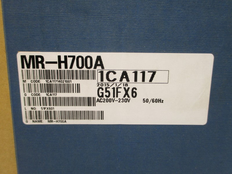 MITSUBISHI MR-H700A 200-230VAC 37A NSMP