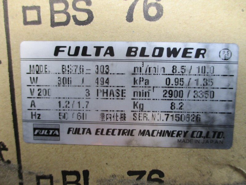 FULTA BS76-303 200V 1.2/1.7A NSMP