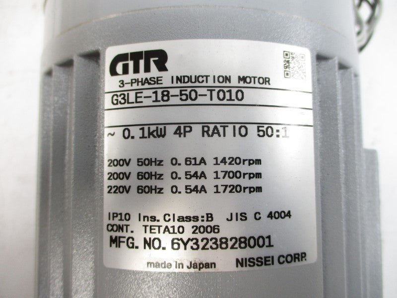 GTR G3LE-18-50-T010 220V 0.54A NSMP