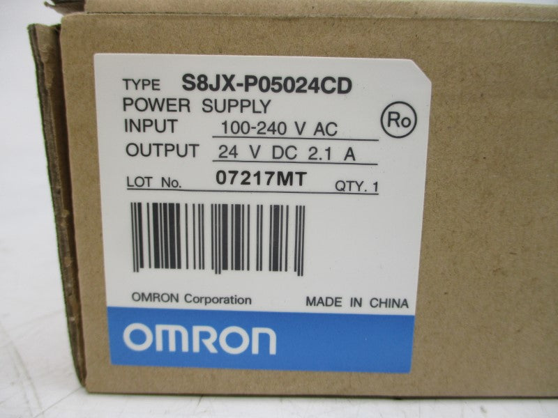 OMRON S8JX-P05024CD 100-240VAC 0.75A NSMP