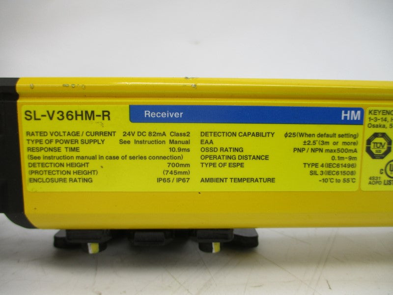 KEYENCE SL-V36HM-R 24VDC NSNP