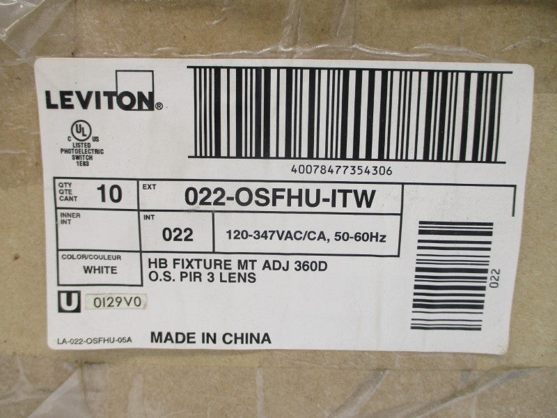 LEVITON OSFHU-ITW 120-347VAC (PKG OF 10) NSMP