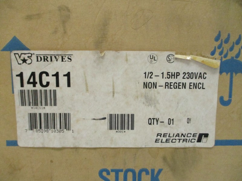RELIANCE ELECTRIC 14C11 230VAC 10.5A (AS PICTURED) NSMP