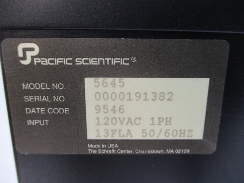 PACIFIC SCIENTIFIC 5645 120VAC 13A NSMP