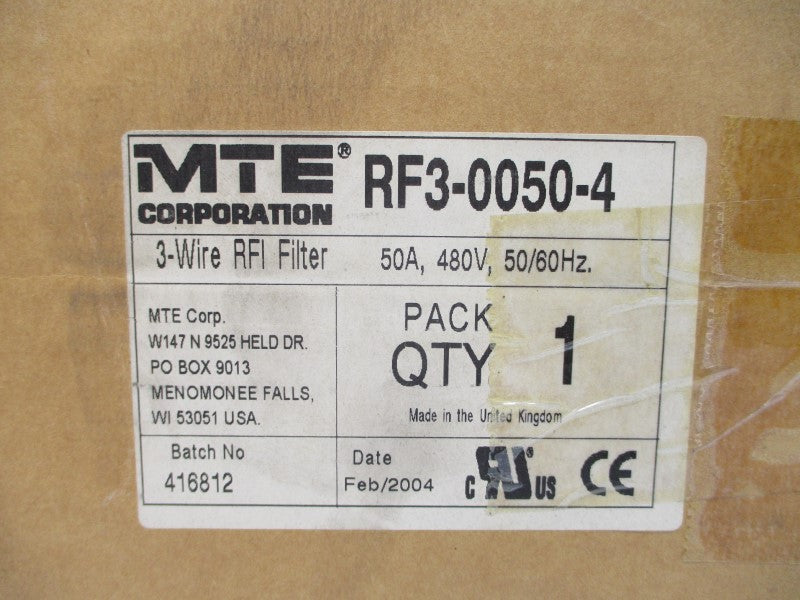 MTE RF3-0050-4 480V 50A NSMP