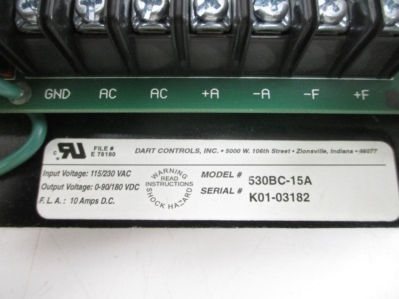 DART CONTROLS 530BC-15A 115/230VAC 10A NSMP
